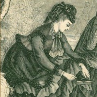 Typowy strój na ślizgawkę, Tygodnik Mód, 1871