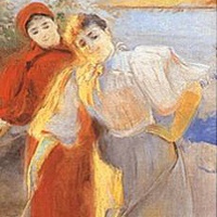 Gra w kroketa. Leon Wyczółkowski, 1894