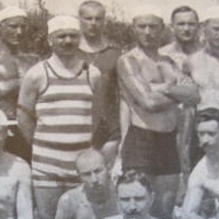 Męskie stroje do kąpieli i pływania. Wieś i Dwór, 1913